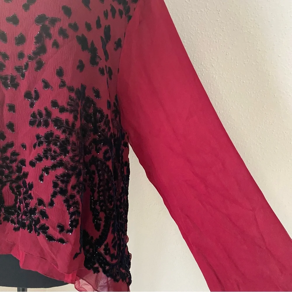 Marion Clayden Silk Chiffon Skirt Set - Picture 8 of 14